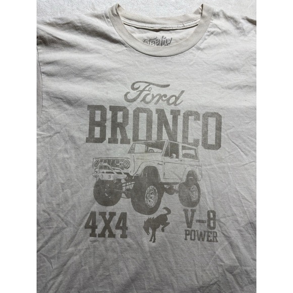 Ford Bronco 4x4 V-8 Short Sleeve T Shirt Men's Size L - Picture 2 of 10